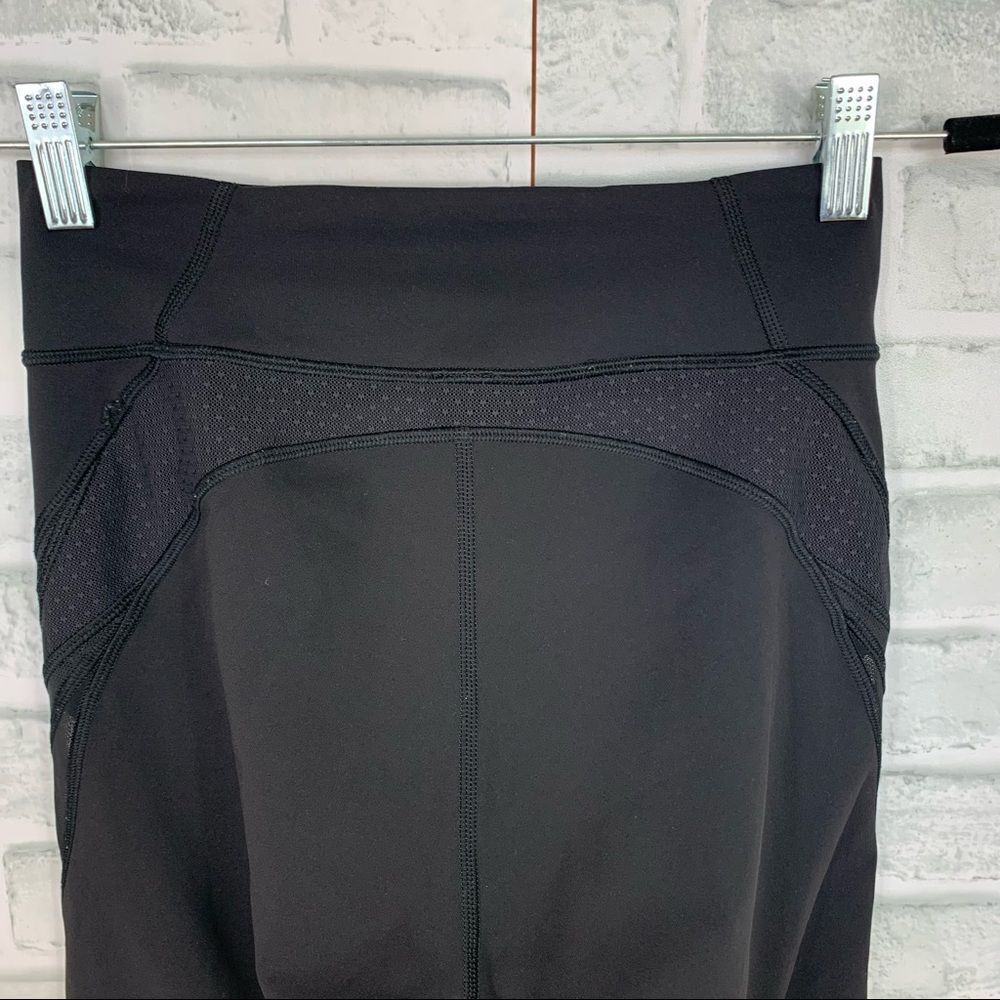 Lululemon Never Still Crop 21 Leggings Black High Rise Size 6 - Picture 7 of 10
